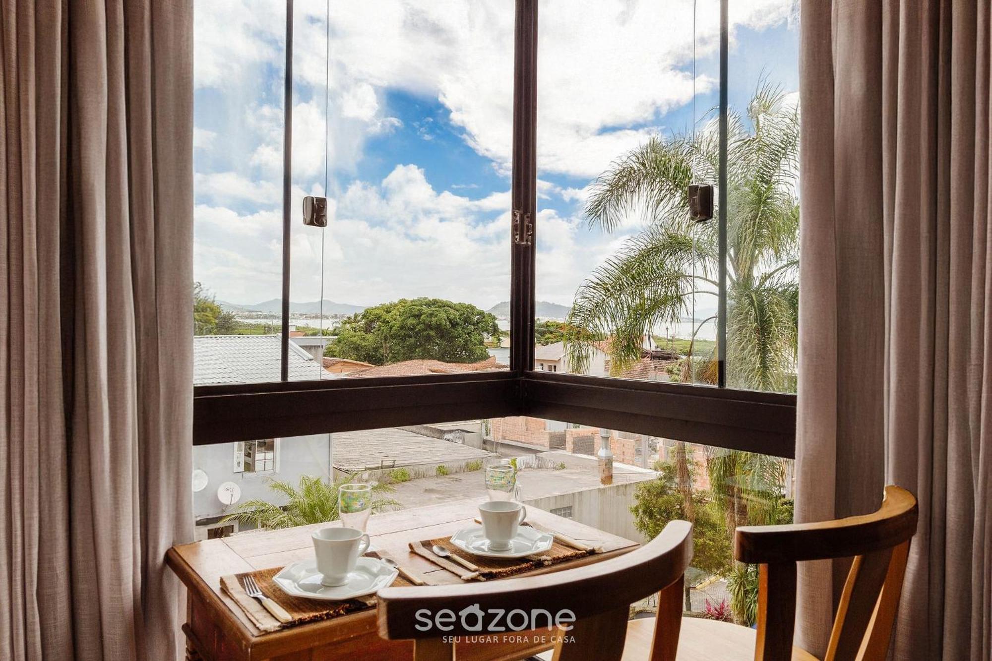 Apto Com Varanda E Vista Mar Em Floripa | Gvm133 Florianópolis Dış mekan fotoğraf